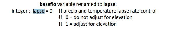 Lapse parameter from REVISION 60.5.4 documentation